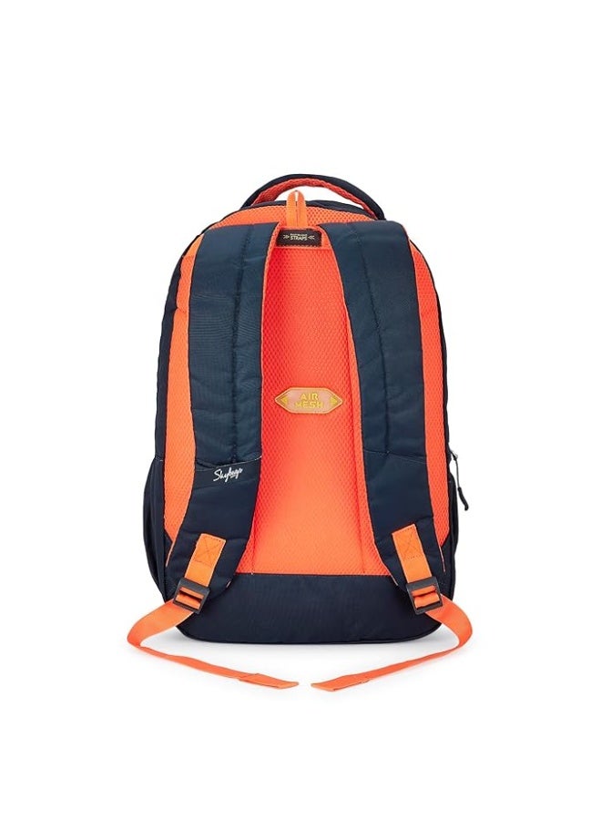 سكاي باجز Skybags Strider Pro 27 Liters Backpack With 17 Inch Laptop Compatible for Men & Women, Rain Cover, Side Bottle Pockets, Adjustable Shoulder Strap & Padded Back With Air Mesh - Image 3